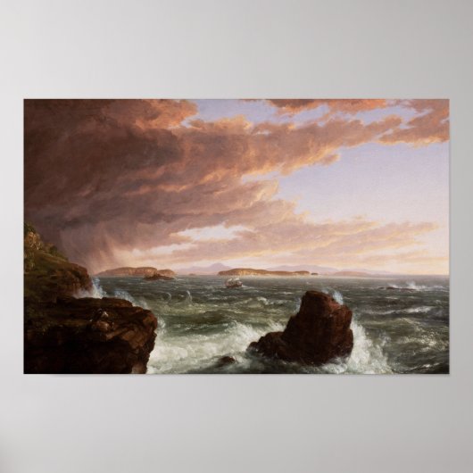 Poster Frenchman's Bay, Mount Desert — Thomas Cole (Devant)