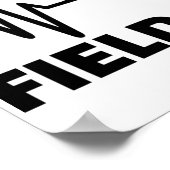 Poster Fréquence de hockey sur gazon (Coin)