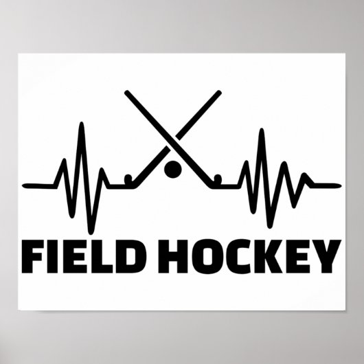 Poster Fréquence de hockey sur gazon (Devant)