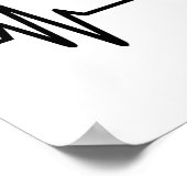 Poster Fréquence de ski (Coin)