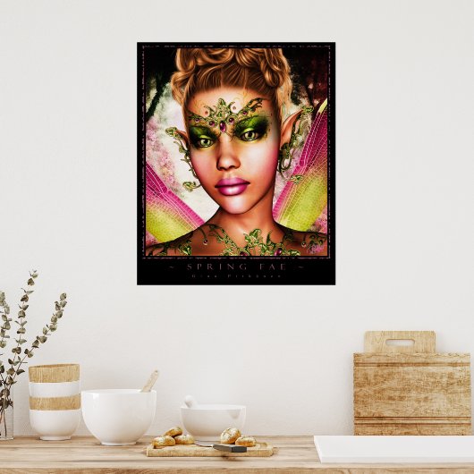 Poster Fréquence du printemps (Cuisine)