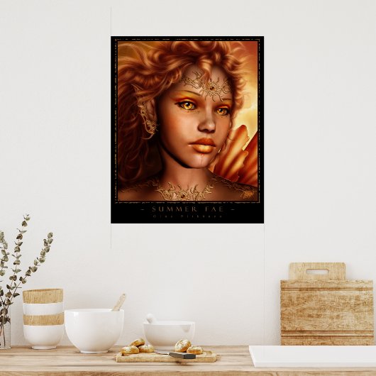 Poster Fréquence estivale (Cuisine)