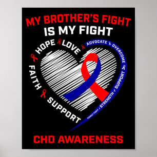Poster Frère Chd Sensibilisation Maladie Cardiaque Congén