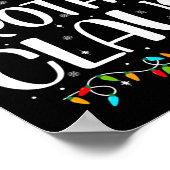 Poster Frère Claus Jeu Lumières Pyjama de Noël Matchine (Coin)