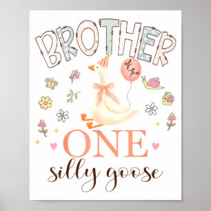 Poster Frère de la fille qui fête son 1er anniversaire, l