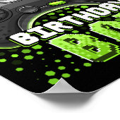 Poster Frère De L'Anniversaire Garçon Matching Vidéo Jeu (Coin)