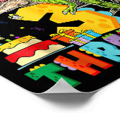 Poster Frère Des Trois Rex 3e Anniversaire Dinosaur (Coin)