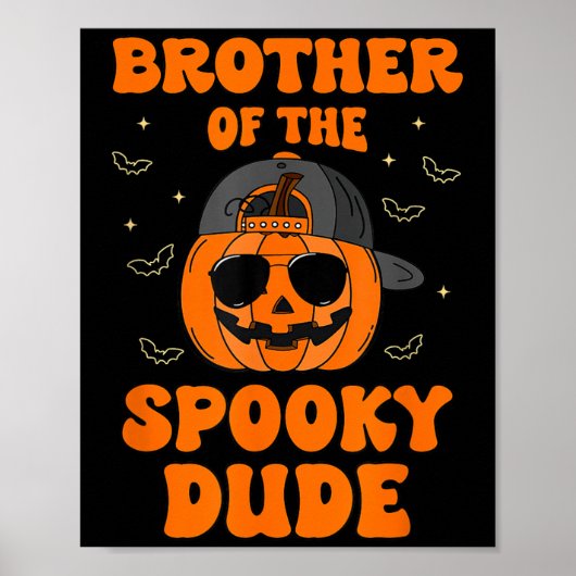 Poster Frère Du Éffrayant Dude Citrouille Halloween Naiss (Devant)