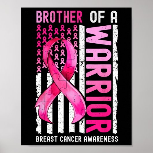 Poster Frère D'Un Guerrier Cancer Du Sein Usa (Devant)