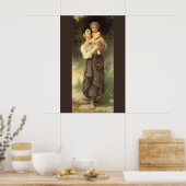 Poster Frère et Sœur par William Adolphe Bouguereau (Cuisine)