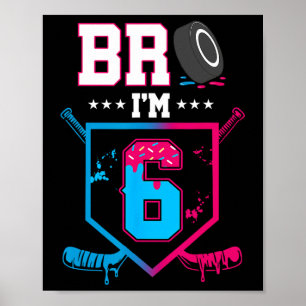Poster Frère, j'ai 6 ans Glace de hockey qui coule 6e ann