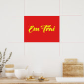 Poster Frère Vietnamien (Jeune) - Em Trai ~ Tiêt Viêt (Cuisine)