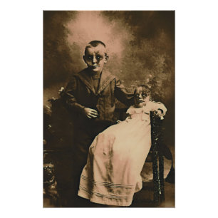 Poster Frères zombies