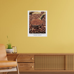 Poster Fresh Grind - Envoi d'art de café