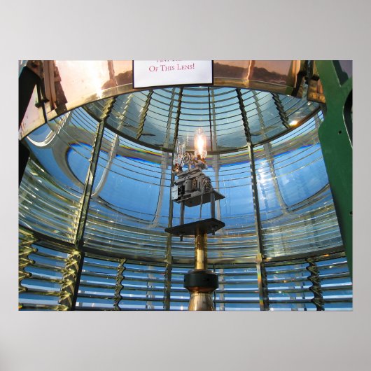 POSTER FRESNEL LIGHTHOUSE LENS (Devant)