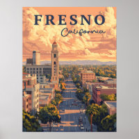 Fresno California Urban Landcape