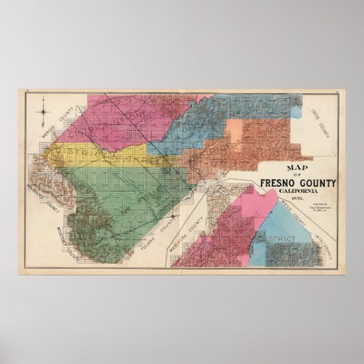 Poster Fresno County, Californie 30 (Devant)