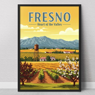 Poster Fresno vintage