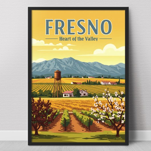 Poster Fresno vintage