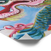 Poster Fresque chinoise Foo Dog / Lion Guardian (Coin)