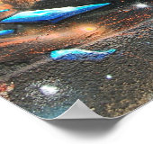 Poster Fresque d'astronaute à Astoria Queens New York (Coin)