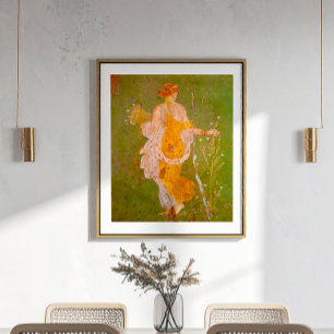 Poster Fresque de Flore dans la Villa d'Ariadne, Pompéi