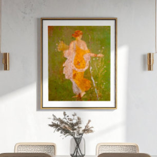 Poster Fresque de Flore dans la Villa d'Ariadne, Pompéi