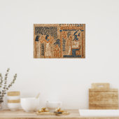 Poster Fresque de la vie des pharaons (Cuisine)