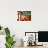Poster Fresque de Notre-Dame de Guadalupe dans un restaur (Bureau à domicile)