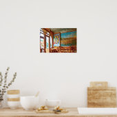 Poster Fresque de Notre-Dame de Guadalupe dans un restaur (Cuisine)