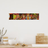 Poster Fresque de thérapie couleur @ Zazzle (Cuisine)