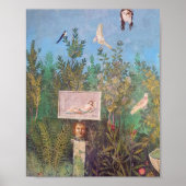 Poster Fresque d'une scène de jardin, Pompéi (Devant)