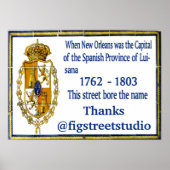 Poster Fresque espagnole personnalisée (Devant)