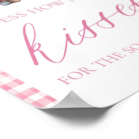 Poster Fresque Hors Du Marché Devine Combien De Baisers S (Coin)