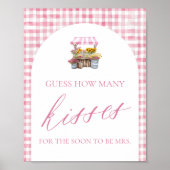 Poster Fresque Hors Du Marché Devine Combien De Baisers S (Devant)