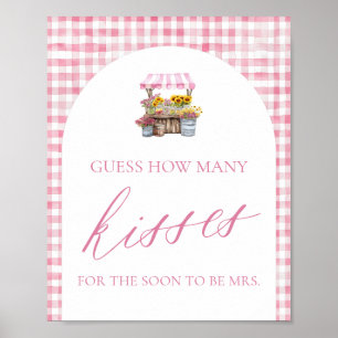 Poster Fresque Hors Du Marché Devine Combien De Baisers S