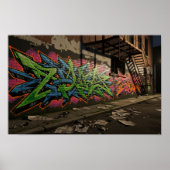 Poster Fresque Wildstyle Graffiti (Devant)
