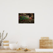 Poster Fresque Wildstyle Graffiti (Cuisine)