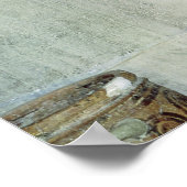 Poster Fresques dauphins dans la salle de bain de la rein (Coin)