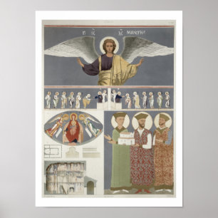 Poster Fresques de l'église orthodoxe de Nekrssi près