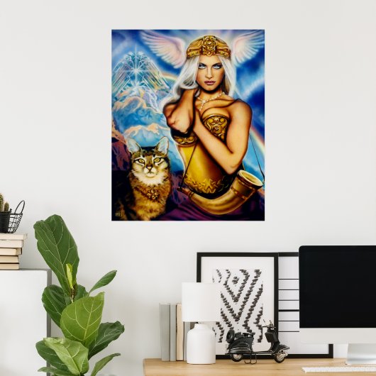 Poster Freya par Lisa Iris (Bureau à domicile)