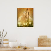 Poster Freyja et Svipdag par John Bauer 1911 Scandinave (Cuisine)