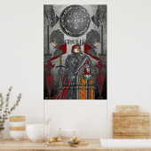 Poster Freyjr Queen Silver Shieldmaidens (Cuisine)