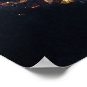 Poster Fribourg la nuit (Coin)