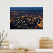 Poster Fribourg la nuit (Cuisine)