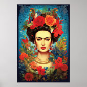Poster Frida Kahlo (Devant)