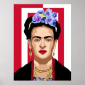 Poster Frida Kahlo (Devant)