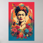Poster Frida Kahlo, (Devant)