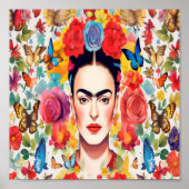 Poster Frida Kahlo (Devant)