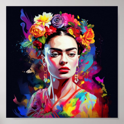 Poster Frida Kahlo (Devant)